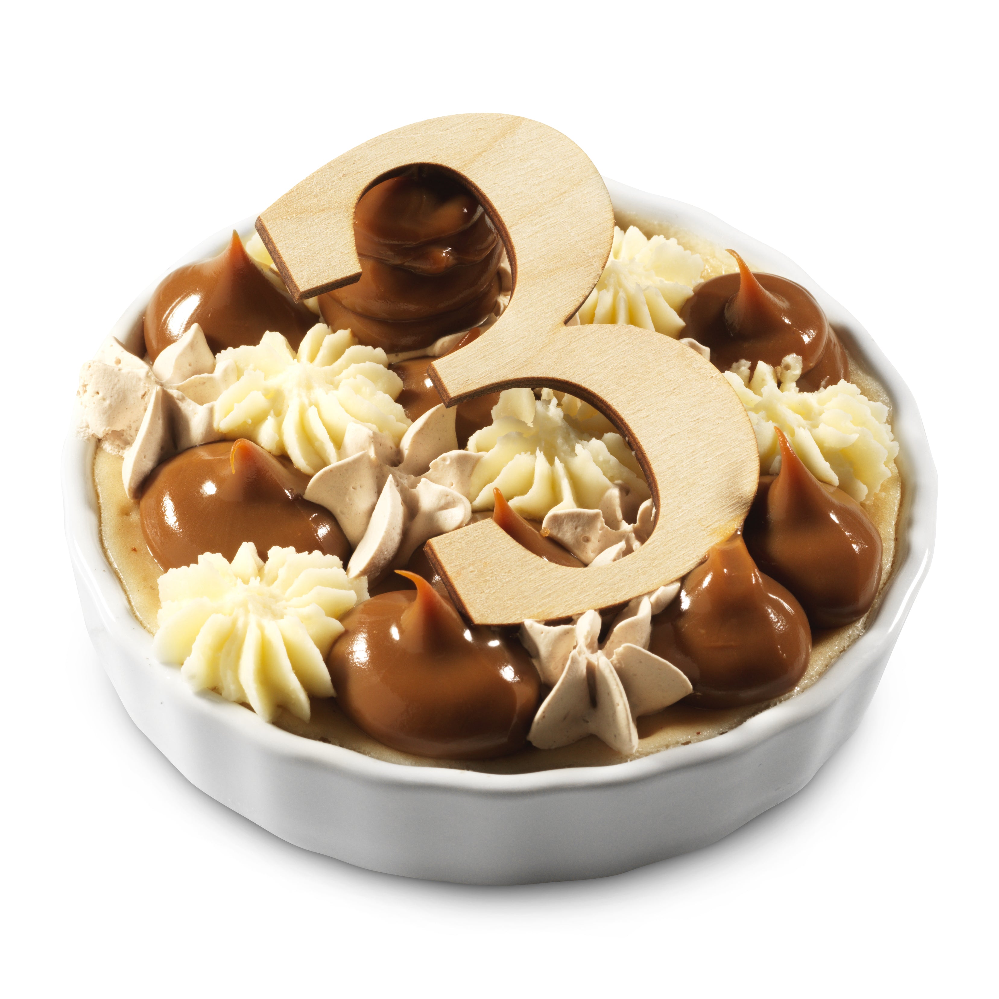 3 Topped Praline Cheese Ramekin