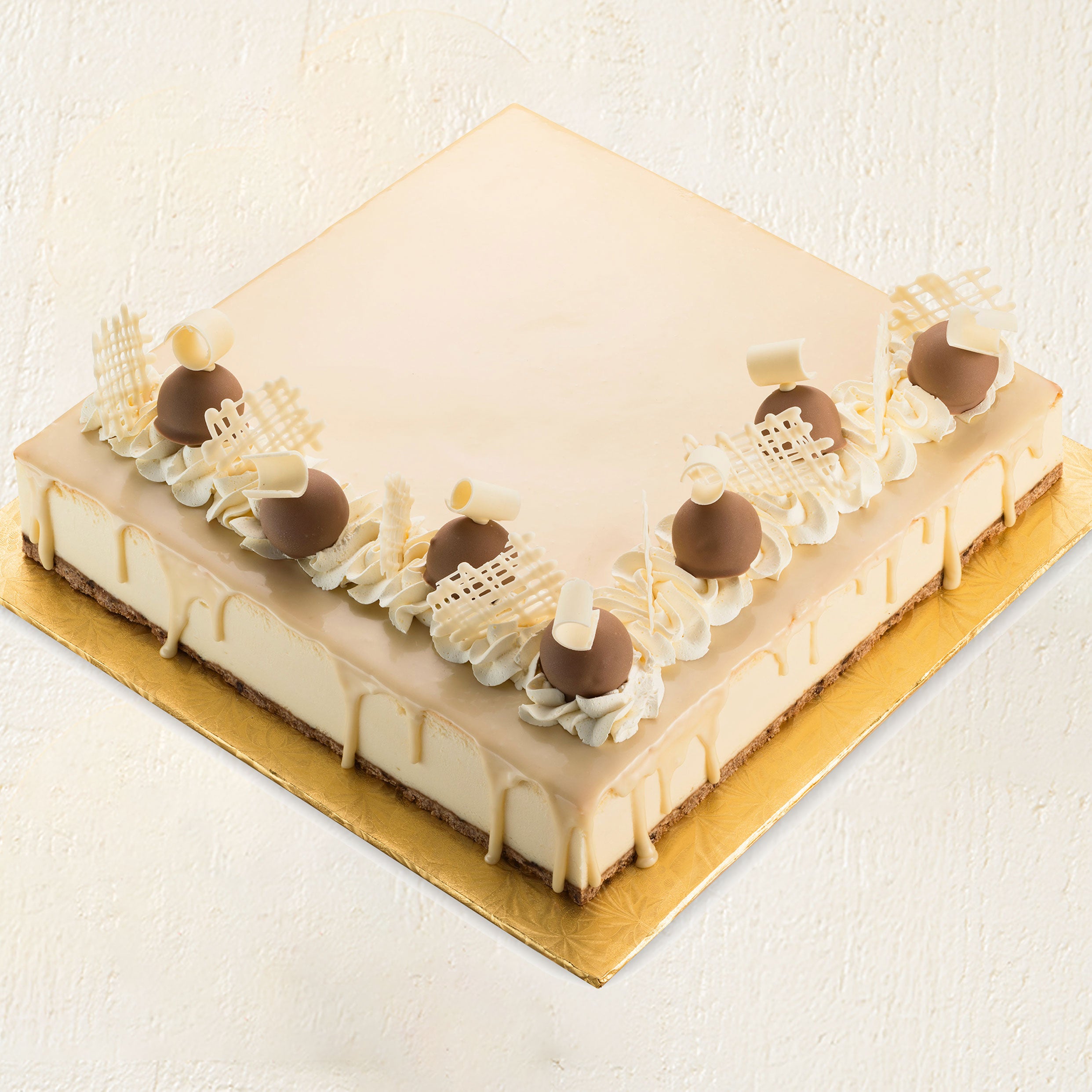 14"x14" Oversized Square Cheese Cake