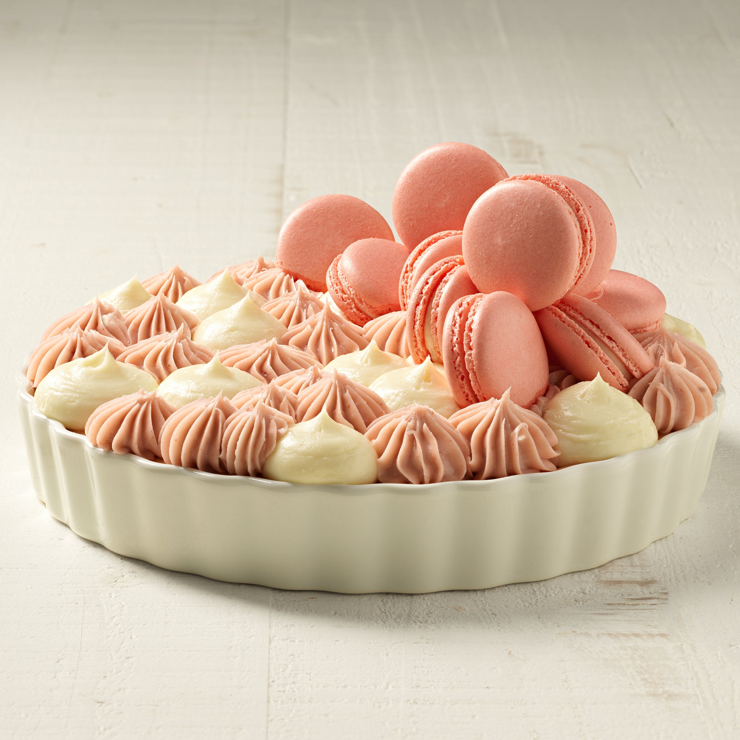 10” Strawberry Cheesecake in Porcelain Dish