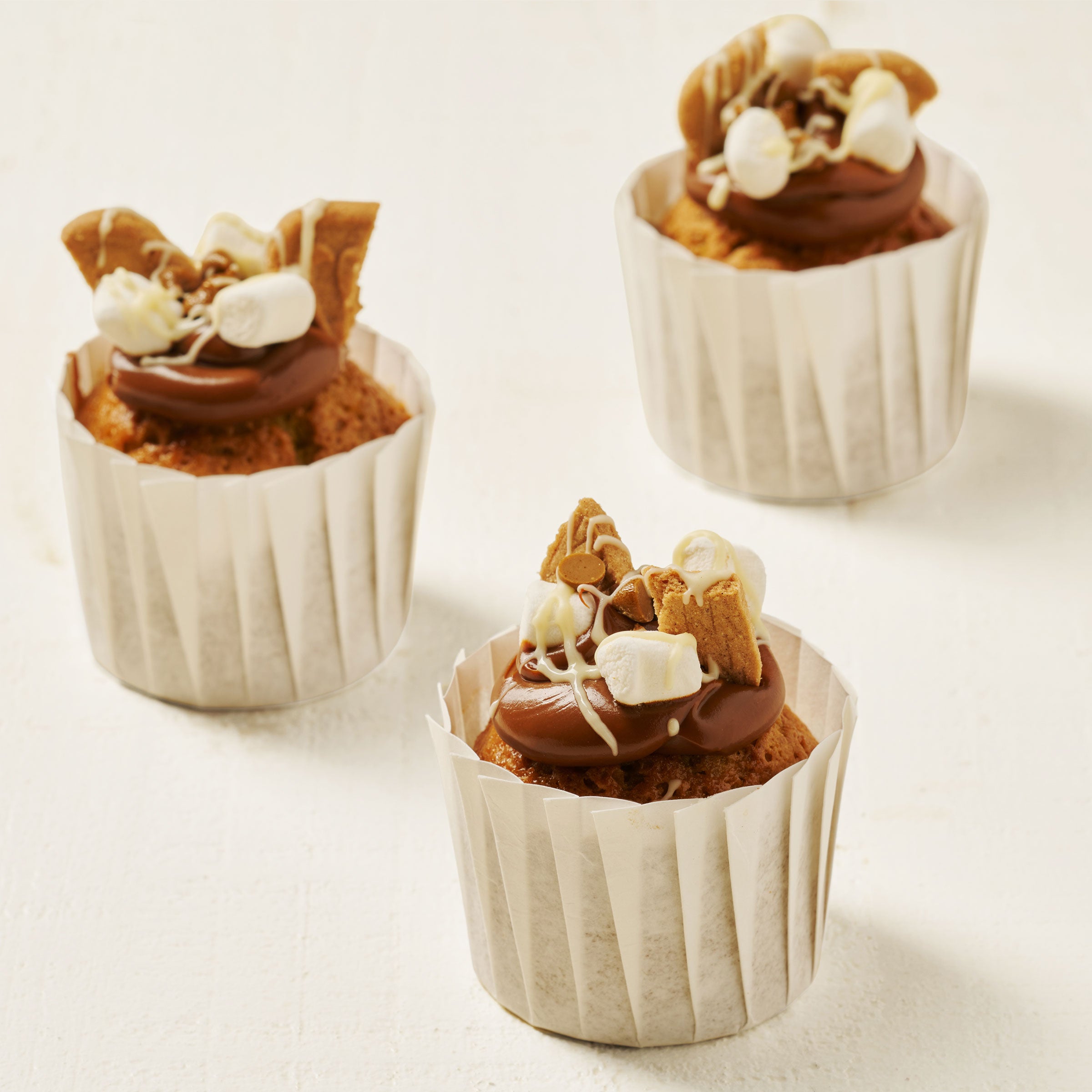 Caramel Surprise Muffin In Pleated Cup