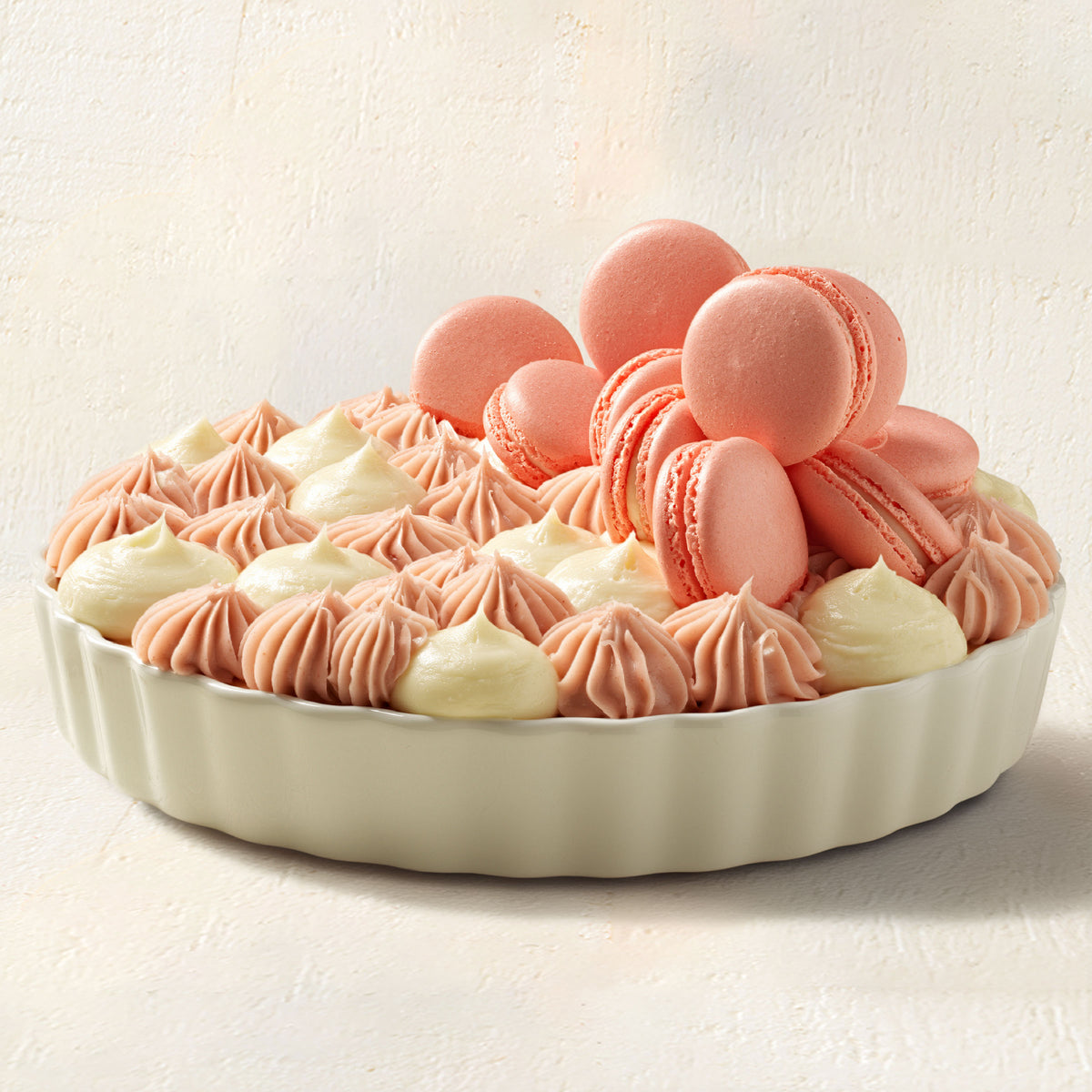 10” Strawberry Cheesecake in Porcelain Dish
